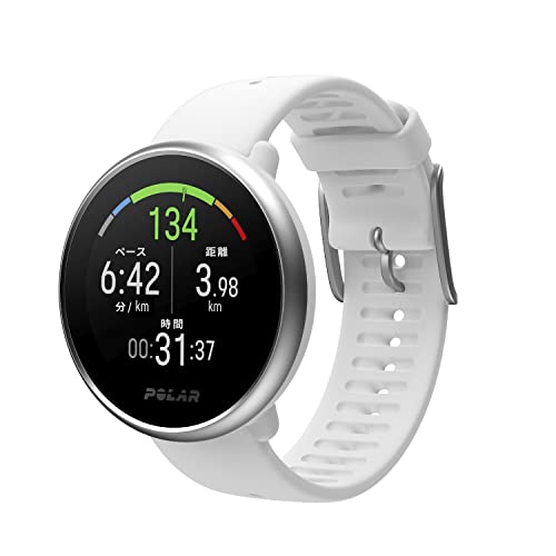 POLAR (ポラール) Polar Ignite ホワイト GPS フィットネス ウォッチ 心拍 活動量計 睡眠 自律神経【日本正規品】90072456