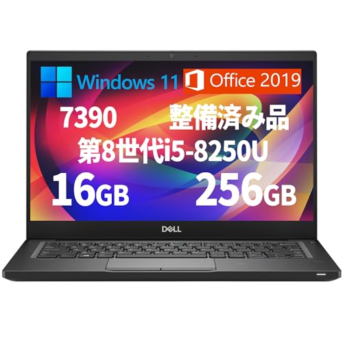 yςݕizm[gp\R DELL Latitude 7390/13.3^/Win 11/MS Office 2019/8i5-8250U/ 16GB/SSD 256GB/WIFI/Type-CΉ/USB 3.0/HDMI/ݒ