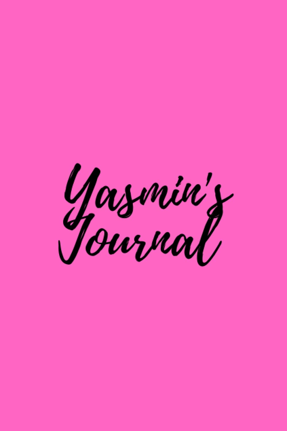 Yasmin's Journal: Blank page journal