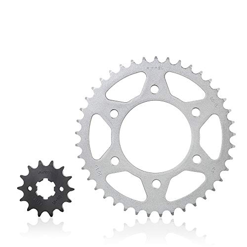 Kit Xtz 150 Crosser (14 , 18) 41Z X 14Z Com Corrente 428H X 122L , Titanium (1045) , Riffel