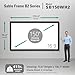 Elite Screens 150 inch Projector Screen Fixed Frame 16:9, 4K/8K UHD CineWhite UHD-B, ISF Certified, UST/Short/Standard Compatible, SB150WH2