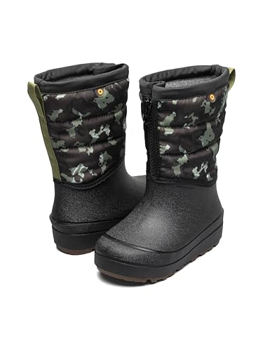 Bogs 73227-009 Snow Shell Zip-Camo Texture (Toddler/Little Big Kid) Boot thumb #8