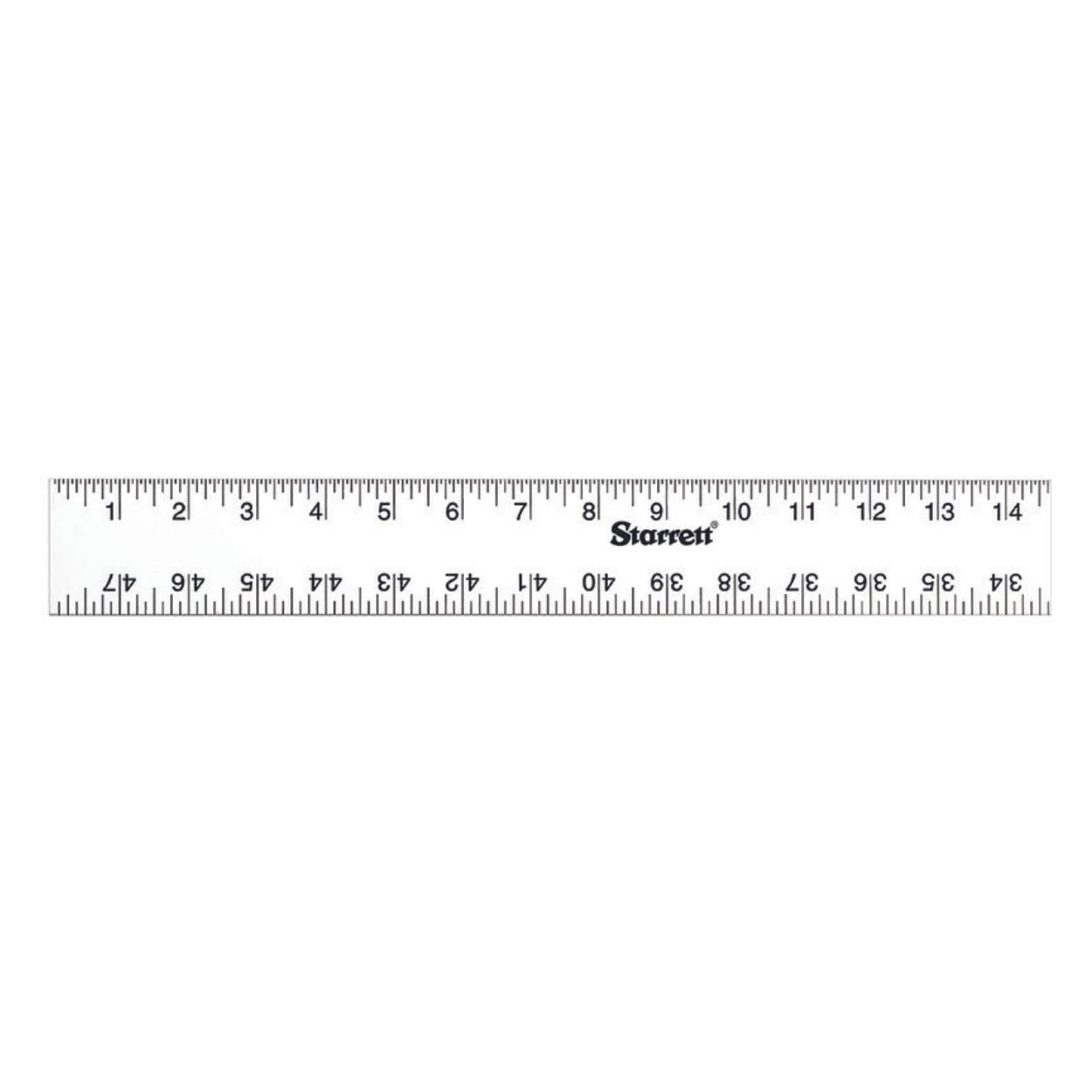 Starrett Straight Edge Aluminum Rule - Ideal for Schools, Shops, Metal and Wood Workers - 96" Length, 2" Width, .125" Thickness, 1/8", 1/16" English - ASE-96