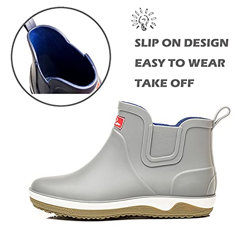 Image of Men's Ankle Rain Boots Waterproof