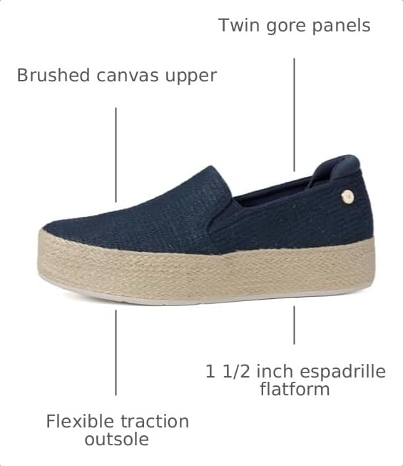 Image of Skechers Women's Bobs Sesame - by The Bay Sneakers | Casua slip-on, Air-Cooled Memory Foam, Skechers Martha Stewart collection, Espadrille Flatform, Crafted with vegan materials