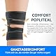 INDEEMAX Kniebandage Damen Männer, Bandage Knie 4-fach Verstellbares, Kniestütze Offener Patella, Knieorthese Kniebandage für Meniskus, Arthrose, Knieschmerzen, Sport, Laufen - 1 Stück, Schwarz