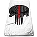 Produktbild hgfyef GUOXY Firefighter American Flag dünne rote Linie, Kissen Handtuch, Outdoor, Schwimmen, Sport, Handtuch für Erwachsene, schnell trocknend, 30 x 70 cm