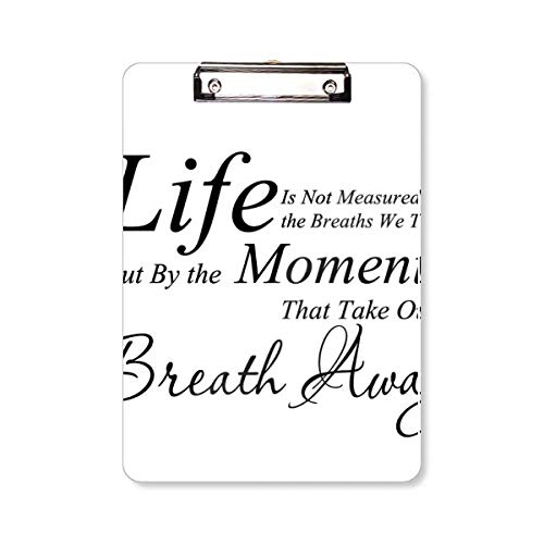 Porte-bloc A4 Life Moments Breath pour écrire debout sans table en réunion