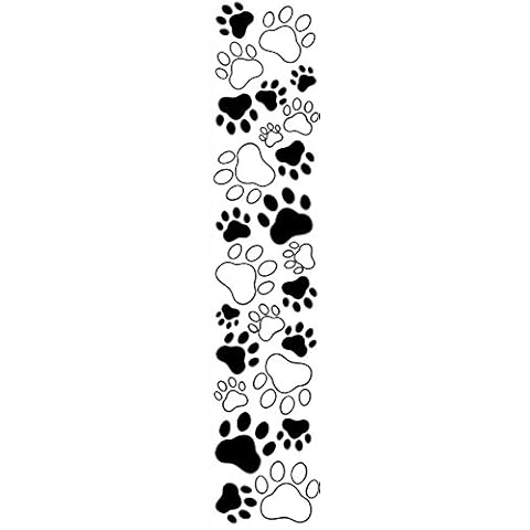 Darice 6.5 x 30.5 cm Paw Print Embossing Template Cover