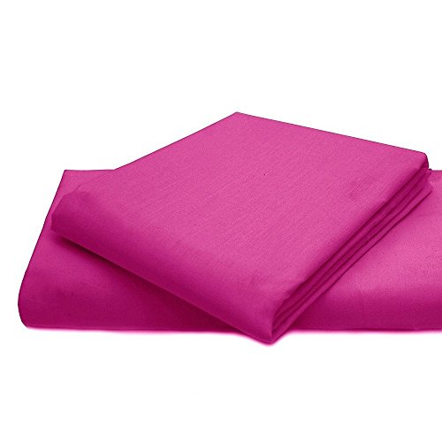 Fitted Sheet, Available in Various Sizes, fuchsia, Double Bed