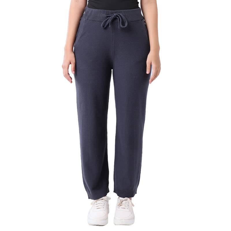 blissclub Women's Relaxed Fit Mid Rise Pants-picture-43
