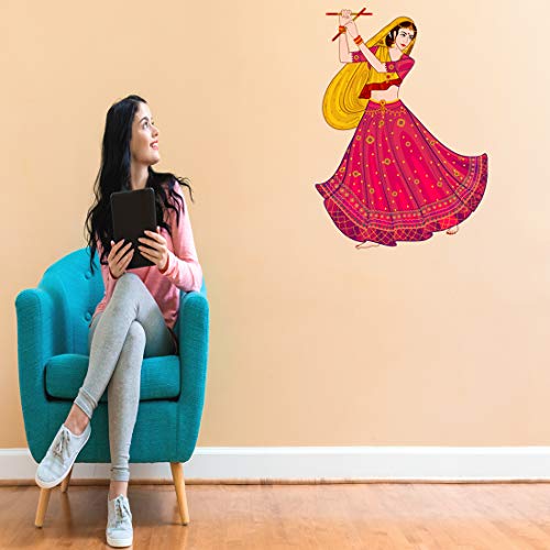 Image of Rangoli Vinyl Wall Sticker Self-Adhesive Wall Decor for Home, Office, Bedroom, and Living Room Decor Easy to Apply & Peel. Parent 5, Design-3