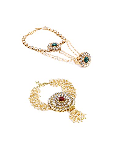 See full amazon price history chart for ZAVERI PEARLS Multi Strand Non Precious Metal Golden, Green Bracelet for Women (ZPFK9049) ZAVERI PEARLS Multi Strand Non Precious Metal Golden, Green Bracelet for Women (ZPFK9049) (B07X1WWCPF) Amazon Price History, Amazon Price Tracker