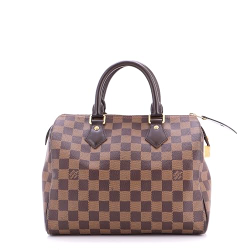 Pre-Loved Speedy Handbag Damier 25, Brown