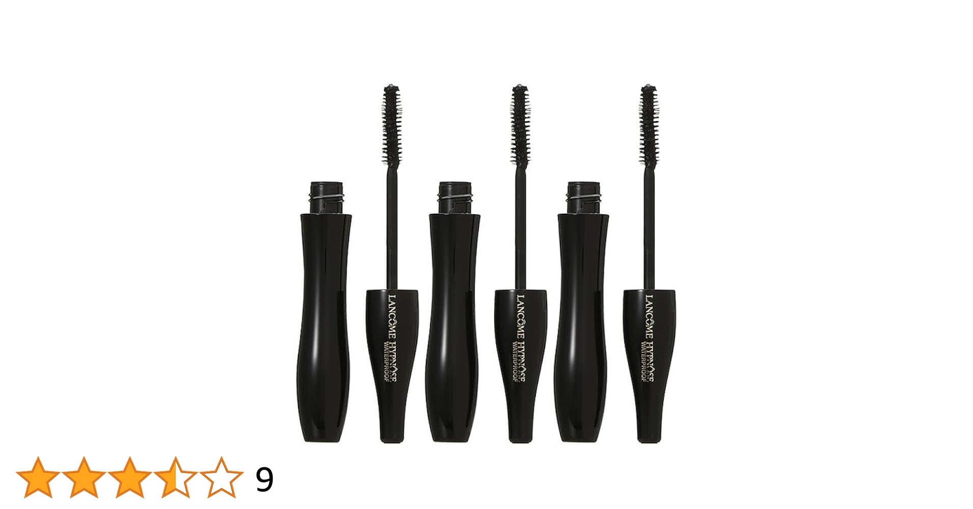 ３点　新品　ランコム マスカラ　イプノーズウォータープルーフ LANCOME マスカラ ランコム イプノーズ ウォータープルーフ #01