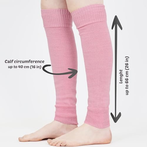Image of Mysocks Leg Warmers Extra Soft Stylish Fancy Winter 80s Party Dance Neon Long Legwarmers for Women Girls Ladies