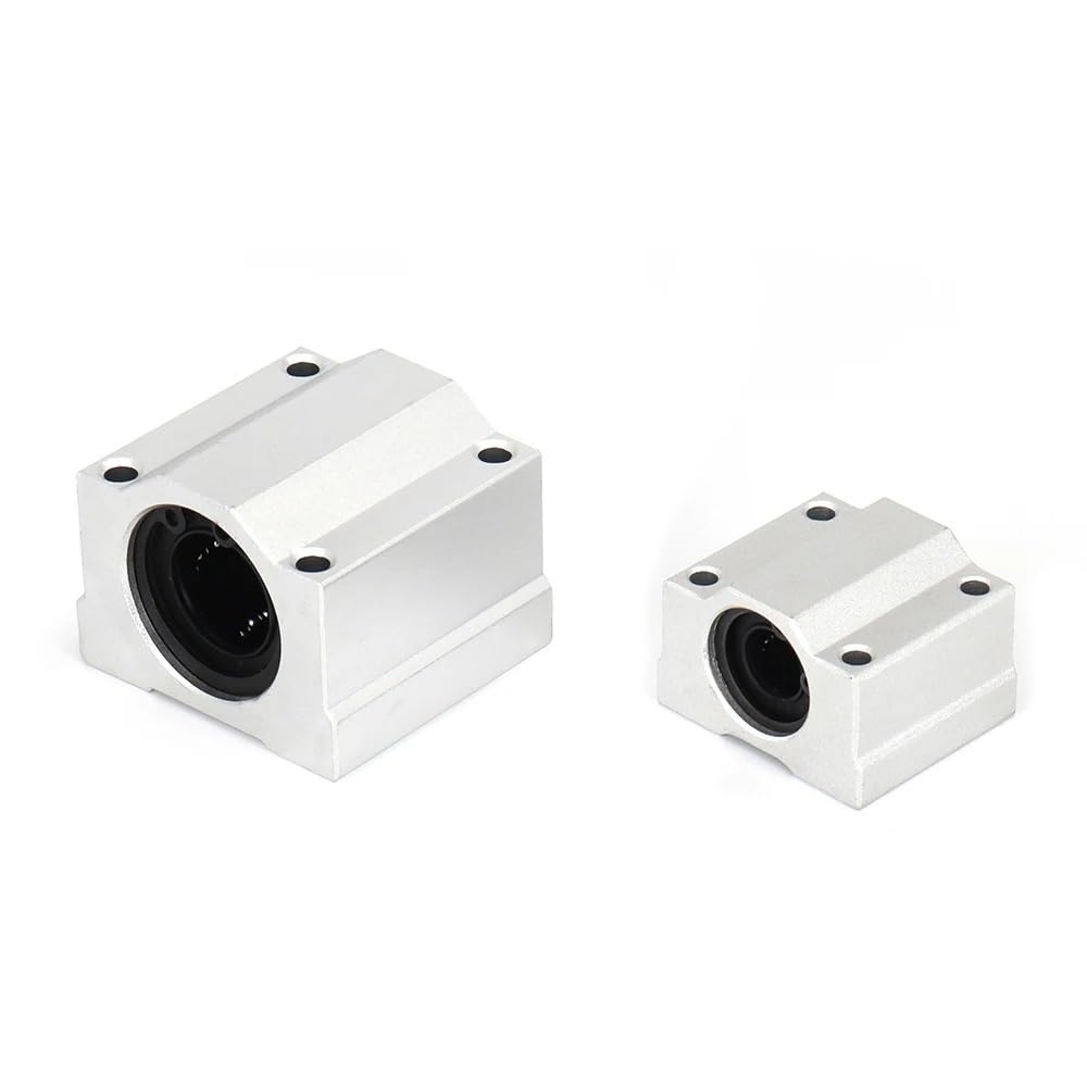 4Pcs Linear Motion Ball Bearing Slide Block Bushing SCS6UU SCS8UU SC10UU SCS12UU Linear Shaft 3D Printer Parts(SCS 12UU)