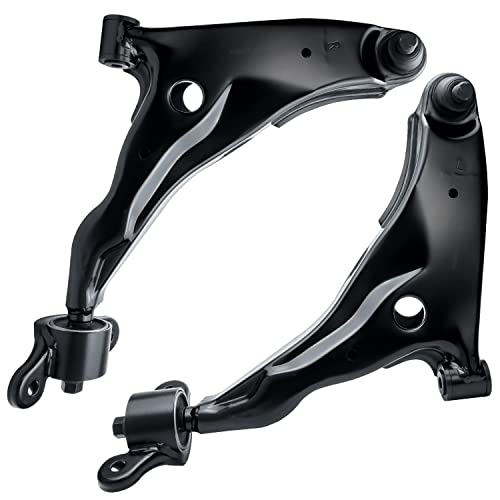 Image of Detroit Axle - 8pc Front End Kit for Chrysler Sebring Dodge Stratus Mitsubishi Eclipse Galant, 2 Lower Control Arms with Ball Joint Assembly 4 Inner Outer Tie Rod Ends 2 Boots Replacement