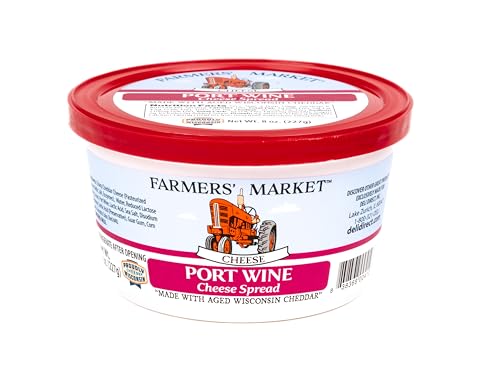 Image of Cheese Spread, Shelf Stable, Wisconsin, Great as Snack Dips for Pretzels or Veggies, (1pk, Port Wine)