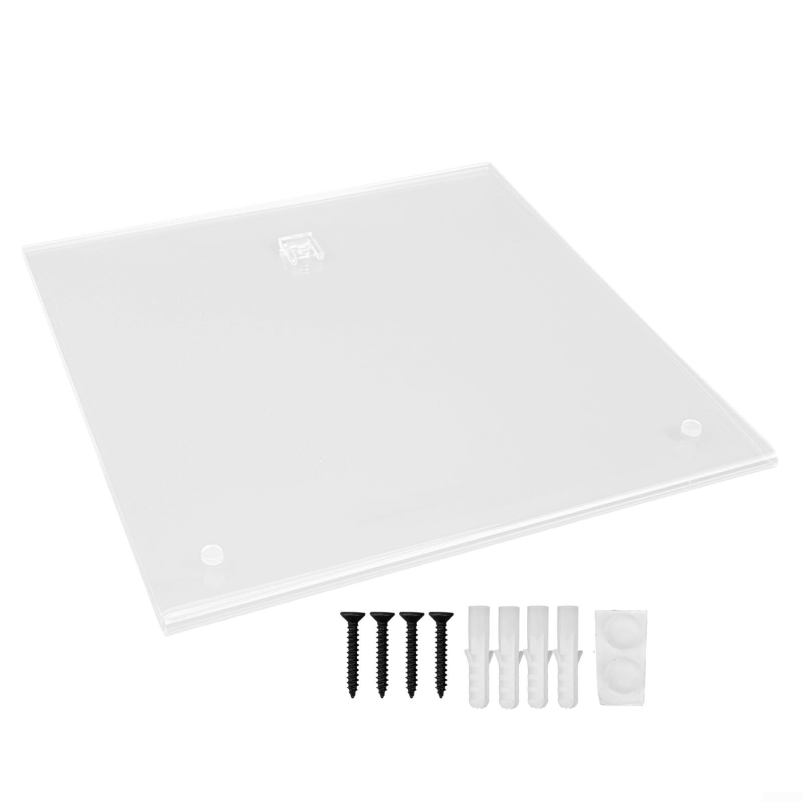 Cornice portafoto in acrilico per dischi in vinile LP 32 x 32 cm trasparente decorazione da parete e da tavolo