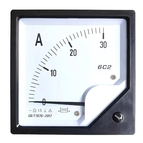 Ampèremètre CC robuste 100A 75MV à aiguille haute visibilité - 2