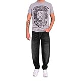 Klassische 5-Pocket Herren Jeans mit aufgesetzten Gesäßtaschen