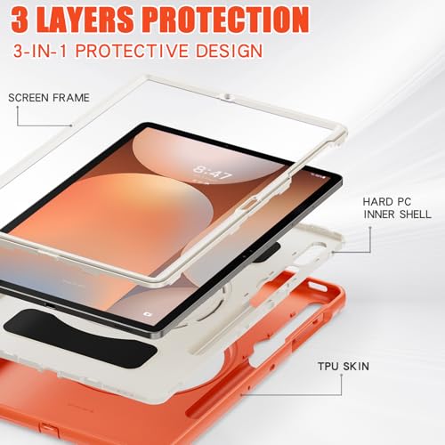 Coque antichoc Galaxy Tab S10 Plus pour éviter les bris d'écran avec support - 6