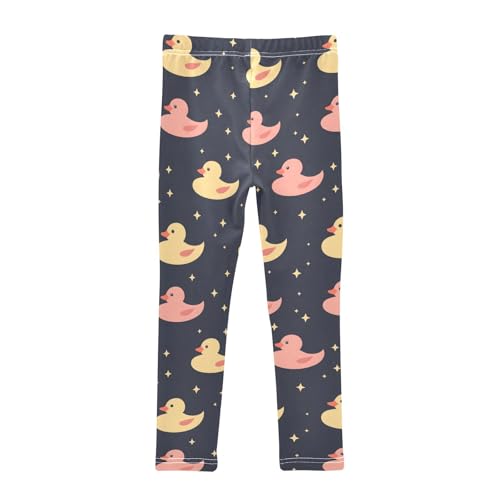Funny Duck Swim O Girls Leggings Athletic Pants Tights Stretch Bottom2
