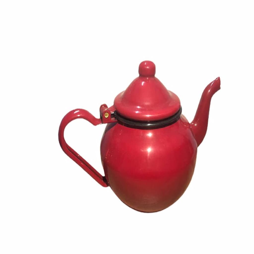 Bollitore per teiera Smaltata Vintage con Coperchio Teiera da 12 cm Comfortable Anniversary
