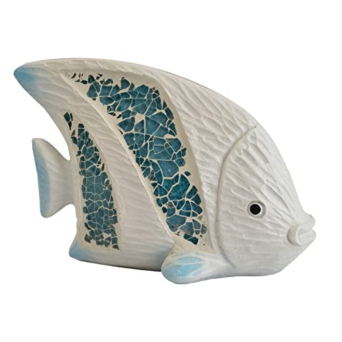 Usupgift Resin Ocean Series Statue Figurines For Gifts Home Bathroom Living Room Garden Desk Decor (Green-Fish) #TOP29