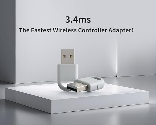 GuliKit Hyperlink 2 Fastest Wireless Adapter for Xbox One/Xbox Series X|S/Elite 2/PS5 Dual Sense/Edge/PS4/Switch Pro Controller-Play on PC & Switch/2 & Android & SteamOS, Plug & Play Converter - Image 3