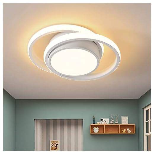 Plafon Led Techo,32W Modernas Lámpara de Techo,Redondo Blanca Luz de Techo 2500LM Blanco cálido 3000K Plafones para Techo,lamparas Techo Para Comedor Corredor Baño Cocina Dormitorio Pasillo,Largo 28cm