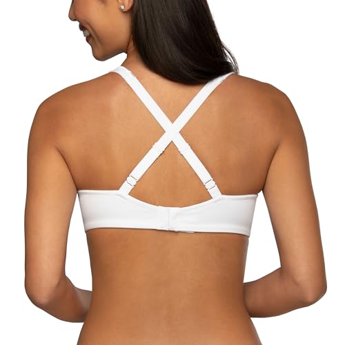 Image of Vanity Fair Women's Bra with 2-Way Convertible Straps, Body Caress Full Coverage, Lightly Lined Cups Up to Dd