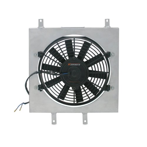 Mishimoto MMFS-CIV-92 Performance Aluminum Fan Shroud Compatible With Honda Civic 1992-2000 Silver