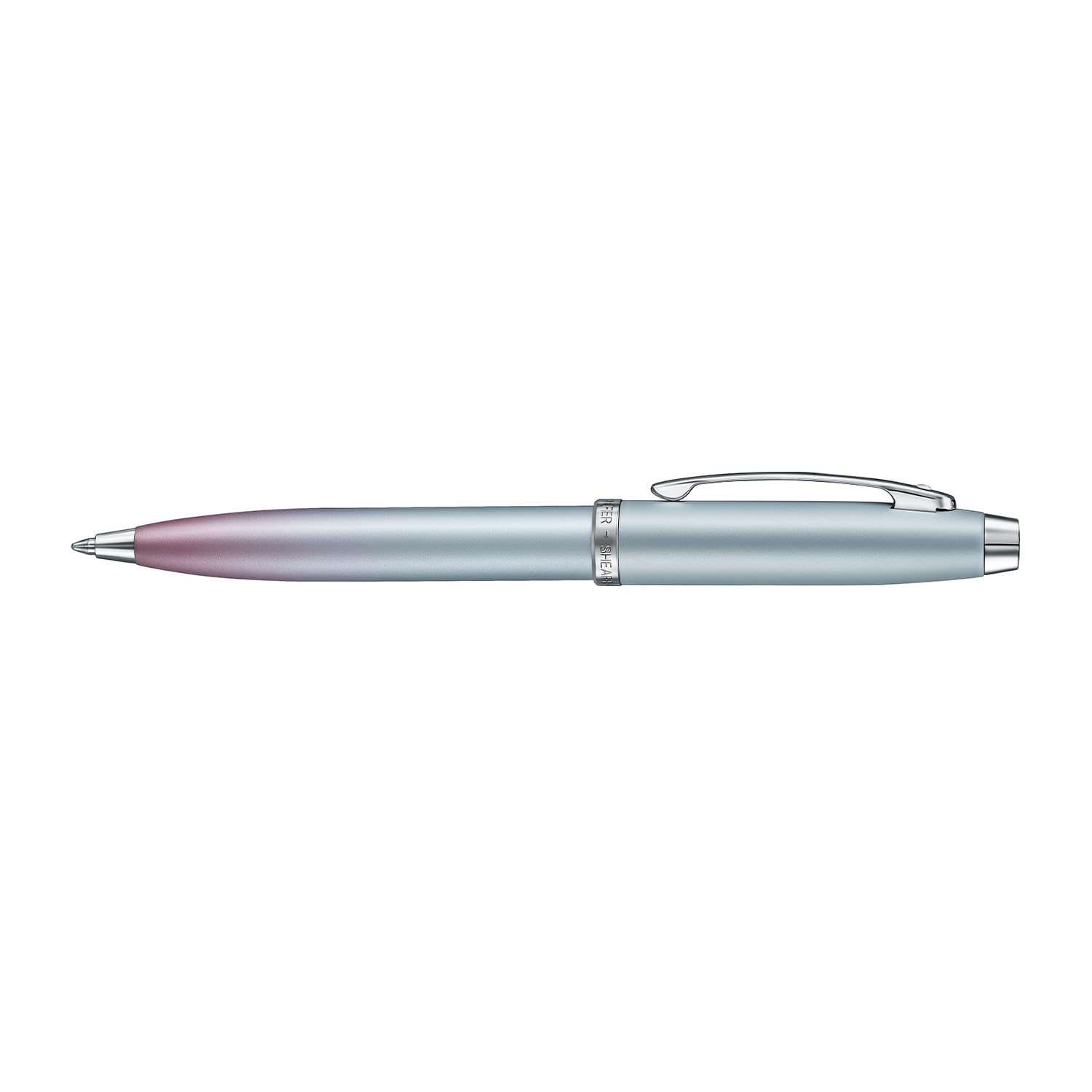 Sheaffer Set regalo con 100 penne a sfera perlate sfumate con finiture cromate, carta di credito gelatina pastello