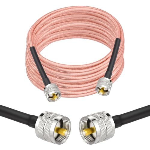 Câble coaxial radio CB RG142 UHF PL259 50 Ohm pour éviter les pertes SWR