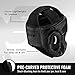 Elite Sports Boxing MMA Sparring Kickboxing Headgear for Men, Muay Thai Boxing Head Guard (Black)