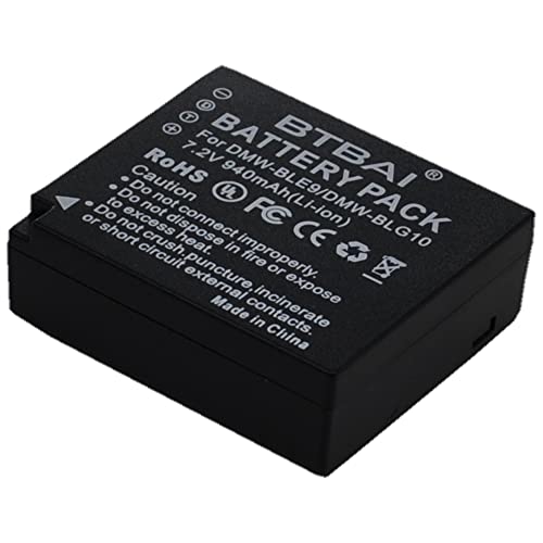 Batería Lumix DMW-BLG10 para modelos DMC-GX7 GX85 GF6 LX100 k2a recargable 3
