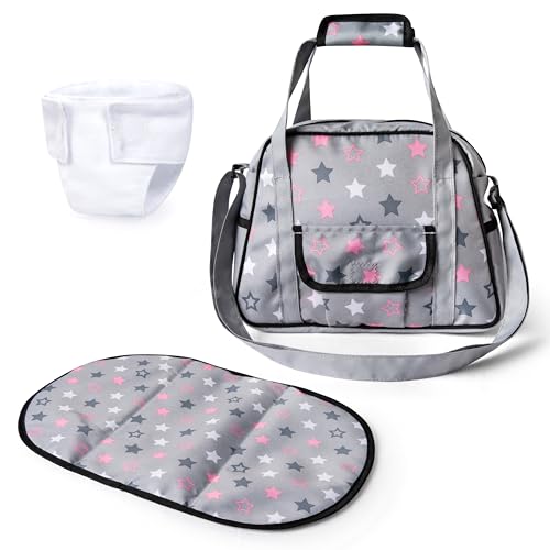 Bayer Doll Changing Bags, Doll Diaper Changing Mat & Sewing Nappy Accessory