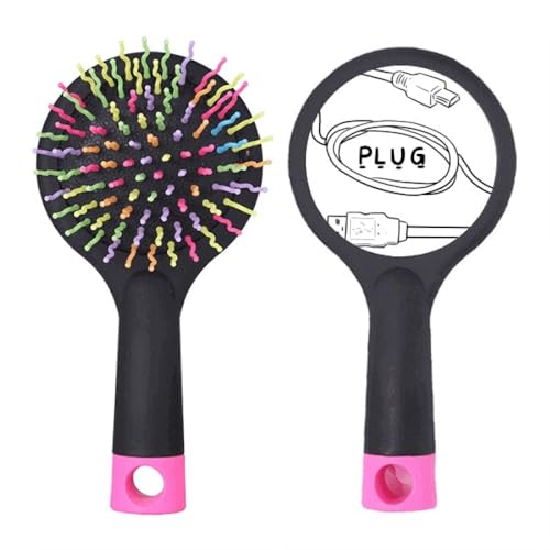 Brosse à cheveux démêlante brosse coussin pneumatique avec câble data wire USB universel
