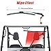 OFIG UTV Wiper Kit Hand Operated Manual Windshield Wiper Kit Compatible with Polaris Ranger RZR Can Am Maverick X3 Commander Defender Pioneer Golf Cart