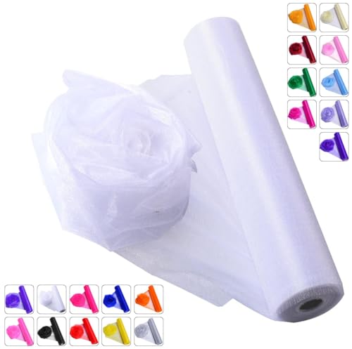 Crystal Organza Fabric Tulle - 16