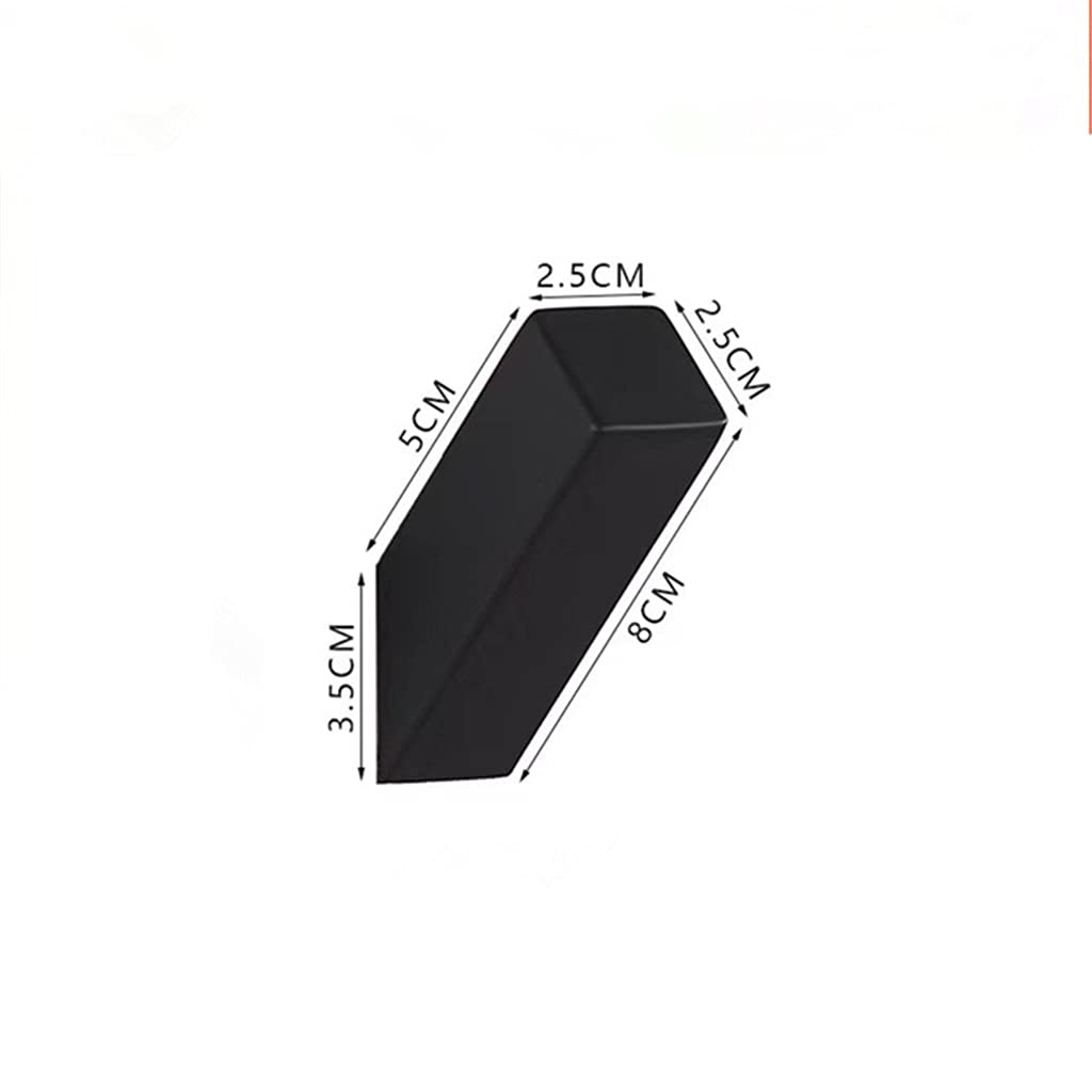 Generic Cocina, Baño, Percha, Percha, Toalla, Gancho, Percha de Pared/Negro/8 * 2,5 cm