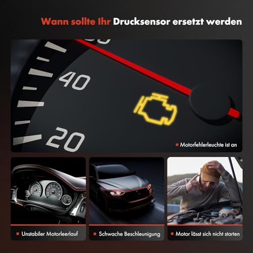 Frankberg Luftdrucksensor Höhenanpassung Drucksensor Luftdruck Ladedruckgeber Ladeluftdrucksensor Ladeluftdruck Replace# A6510700495