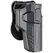 Beretta 92 FS Holsters, Outside The Waistband Carry Belt Holster for Beretta 92 92FS GSG92, Girsan Regard MC, Taurus PT92, Polymer Paddle Holster with 360° Adjustable Cant, Right Handed