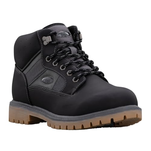 Lugz Men's Echo Classic Chukka Boot, Black/Charcoal/Gum, 7.5 M - image 9