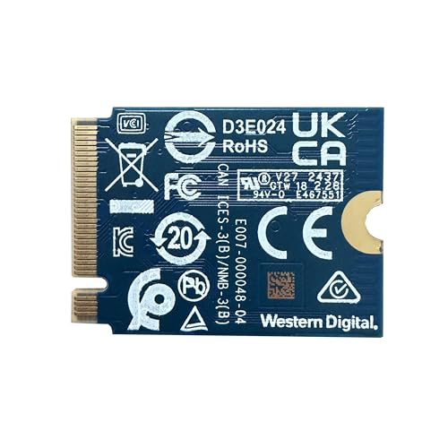 WD PC SN5000S SSD 512GB M.2 2230 30mm NVMe PCIe 4.0 Gen4 x4 Series Solid State Drive for PS5 Dell HP Lenovo Ultrabook Su - Additional View