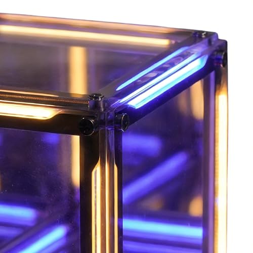 Lampe cube abyss 4D à effet miroir infini Jectse LED rechargeable tact