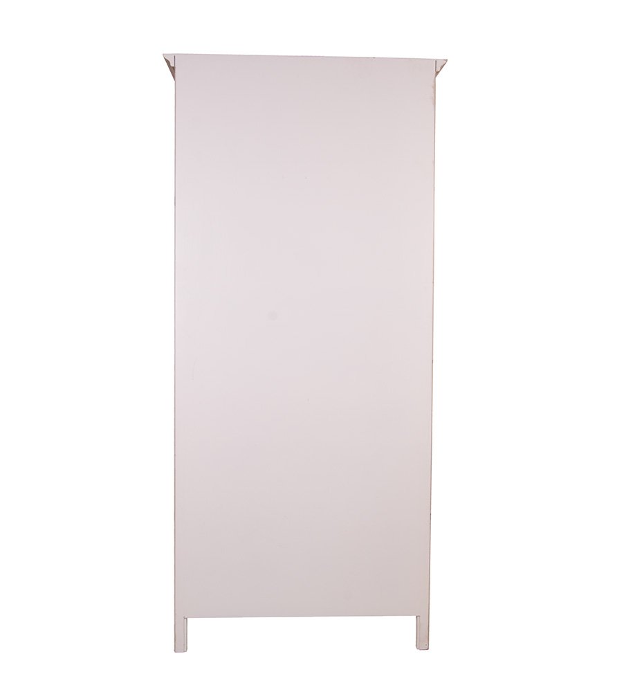 Vitrinenschrank Linde Landhaus Stil Holz Vitrine Vintage Look Creme weiÃŸ