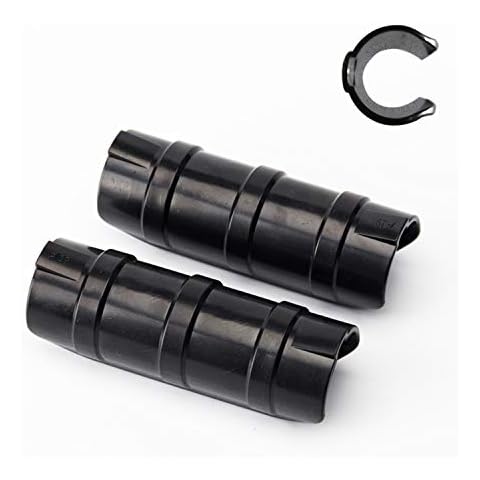 ANZKA 10PCS Snap Clamp 3/4" X 2-1/2" for OUTER DIAMETER 3/4 inch PVC Pipe Greenhouse Row Cover Banner Frame Tube Clip Connector for Garden Shelters Shade Cloth Insect Nets(Black) Cover